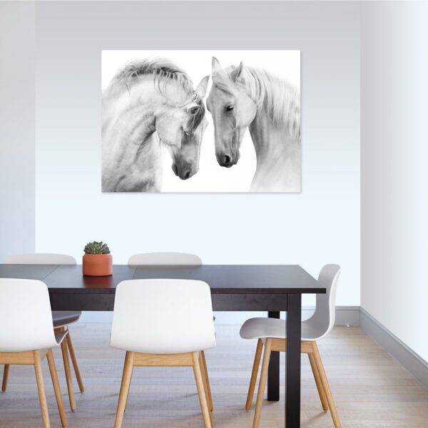 Cuadro caballos blancos