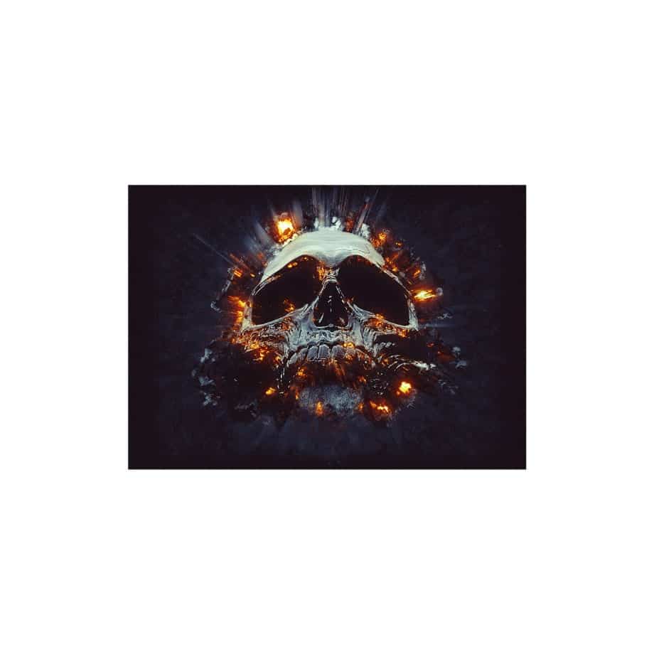 Cuadro calavera dark