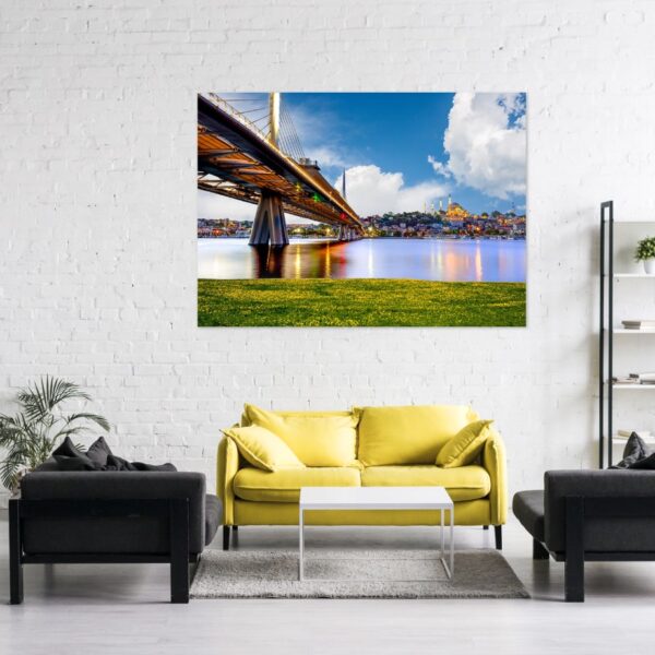 Cuadro paisaje puente