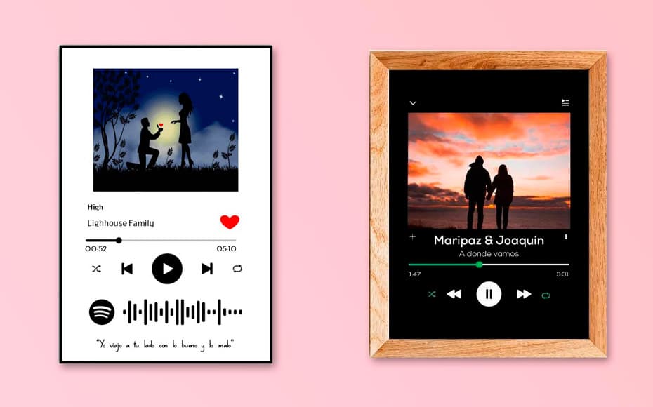 Personalización de cuadros con Spotify
