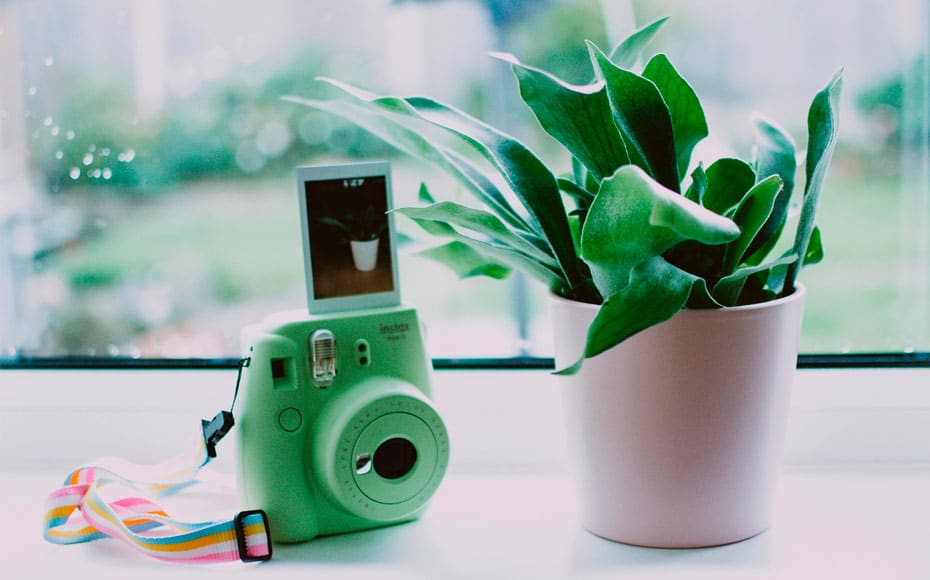 Decoración con fotos Instax